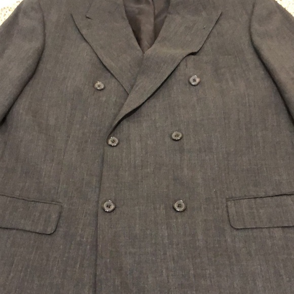 Hugo Boss Botticelli Lucca Sports Coat Size 56 Dark Gray Virgin Wool Blazer - Picture 3 of 9